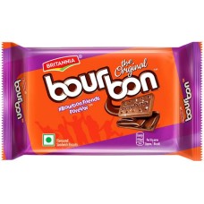 Britannia Bourbon - The Original Choco Creme Sandwich Biscuit, 50 g Pouch