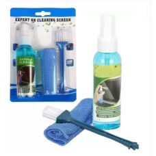 Sounce 3 in 1 Cleaning Kit Set 100ml with Micro Fiber Cloth and Brush