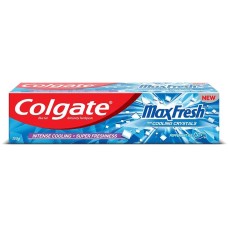 Colgate MaxFresh Toothpaste, Blue Gel Paste with Menthol for Super Fresh Breath, 91g