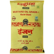 Engine Brand Kachi Ghani Mustard Oil 1 L (Pouch)