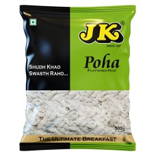 JK Poha - Flattened Rice, 500 g Pouch