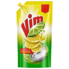 Vim Dishwash Liquid - Lemon, 125ml Pouch