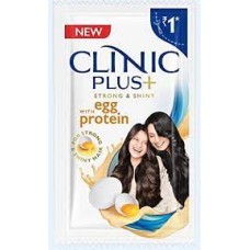 Clinic Plus Strong and Shiny Shampoo Sachet (Pack of 10)