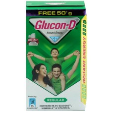 Glucon-D, Regular Glucose Based Beverage Mix - 450g+50g Free