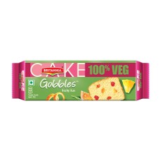 Britannia Gobbles 100% Veg Bar Cake Fruit, 60g