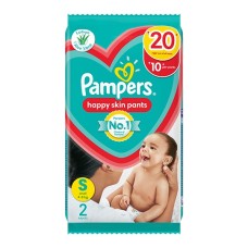 Pampers Happy Skin Pants, 4 Kg to 8 Kg