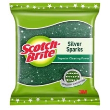 Scotch brite Silver Sparks Scrub Pad, 15 Rupees Pack