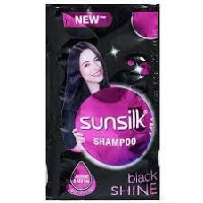 Sunsilk Shampoo - Stunning Black Shine Shampoo Sachet (Pack of 10)