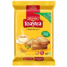 Britannia Toastea Premium Bake Rusk, 183g + 17g = 200g