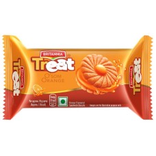 Britannia Treat O'som Orange Cream Biscuit, 50g